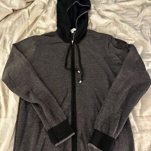 Jack Victor merino wool, full zip hoodie.